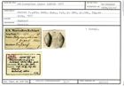 Karteikarte zum Holotyp von Polymorphina gigas Karrer, 1877